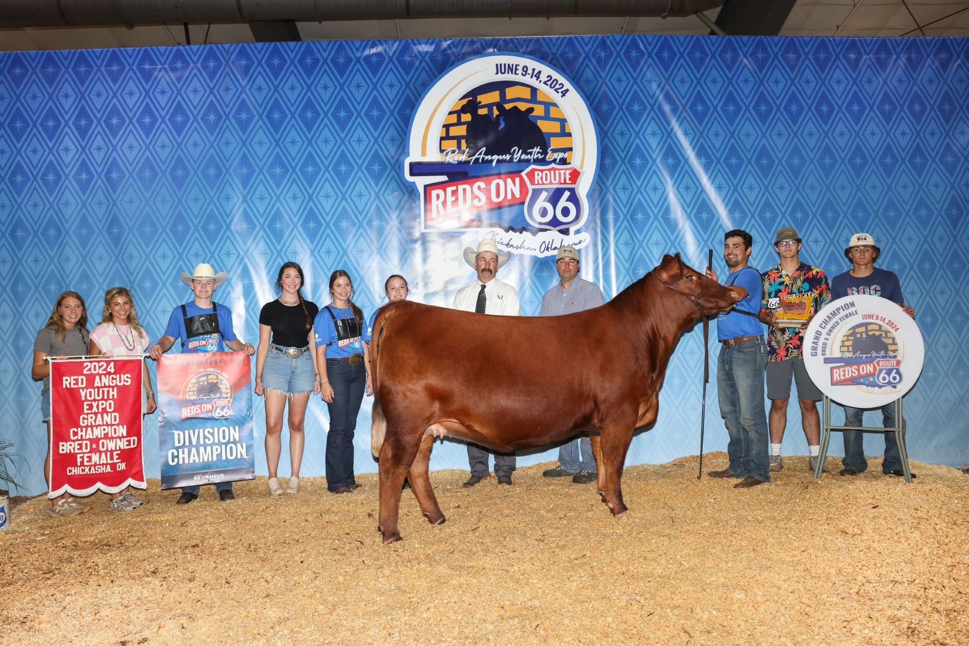 Andrew Meier at Red Angus Jr. Nationals